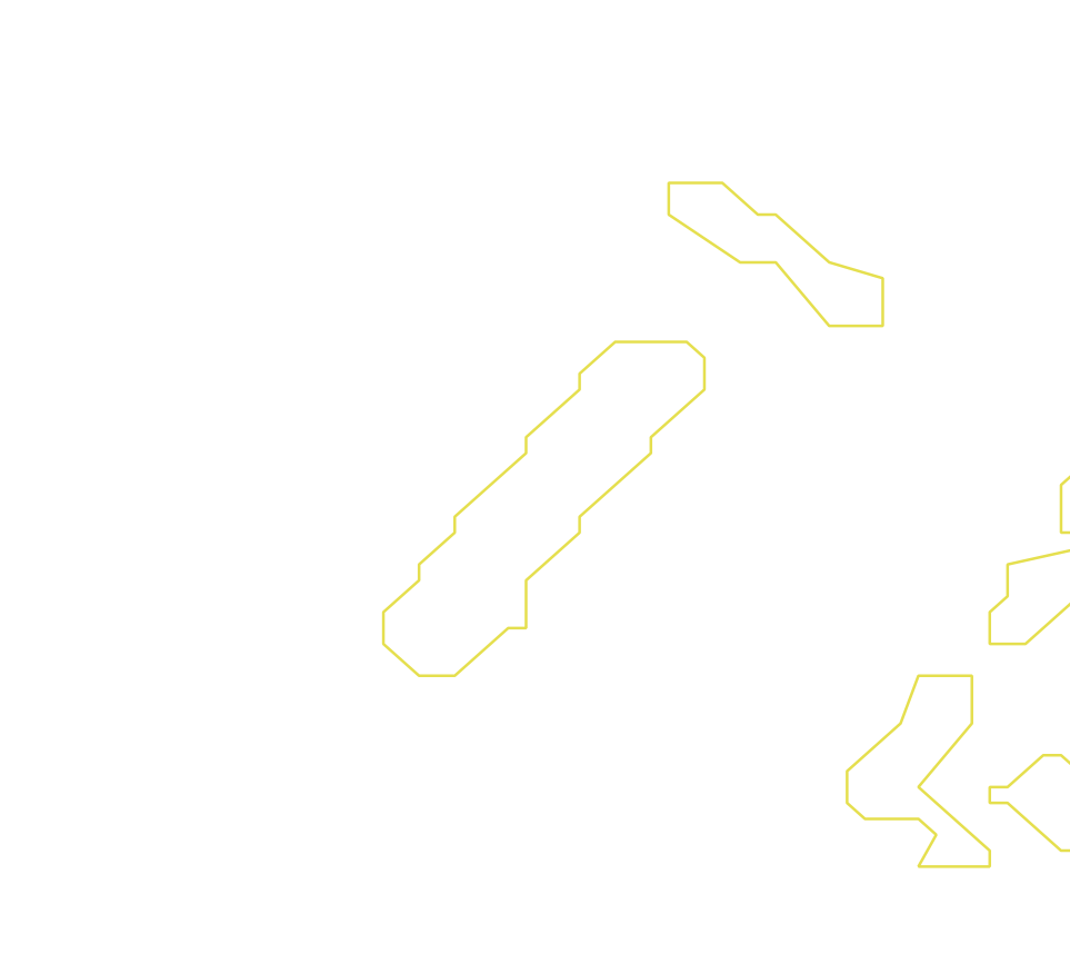Daksegment ingezoomd met contourlijnen en structuurweergave