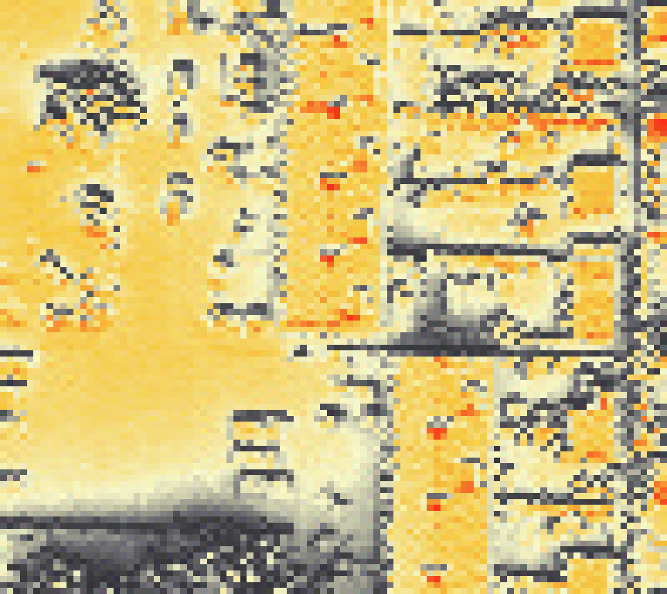 PV-irradiatie op daksegment met intensiteitsverdeling van zonlicht