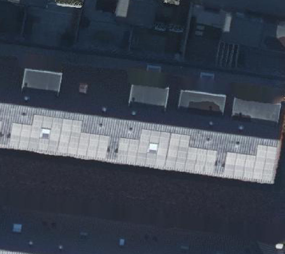True ortho luchtfoto van Oud-Beijerland met zicht op woning