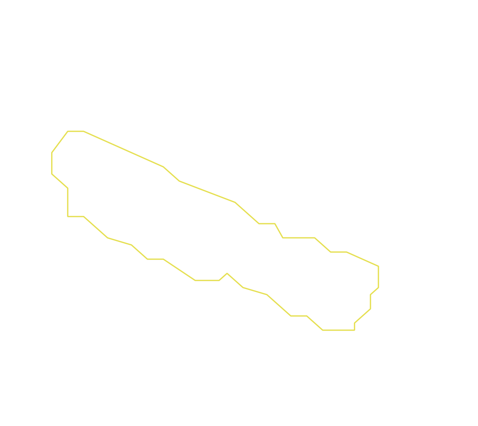 Daksegment ingezoomd met contourlijnen en structuurweergave
