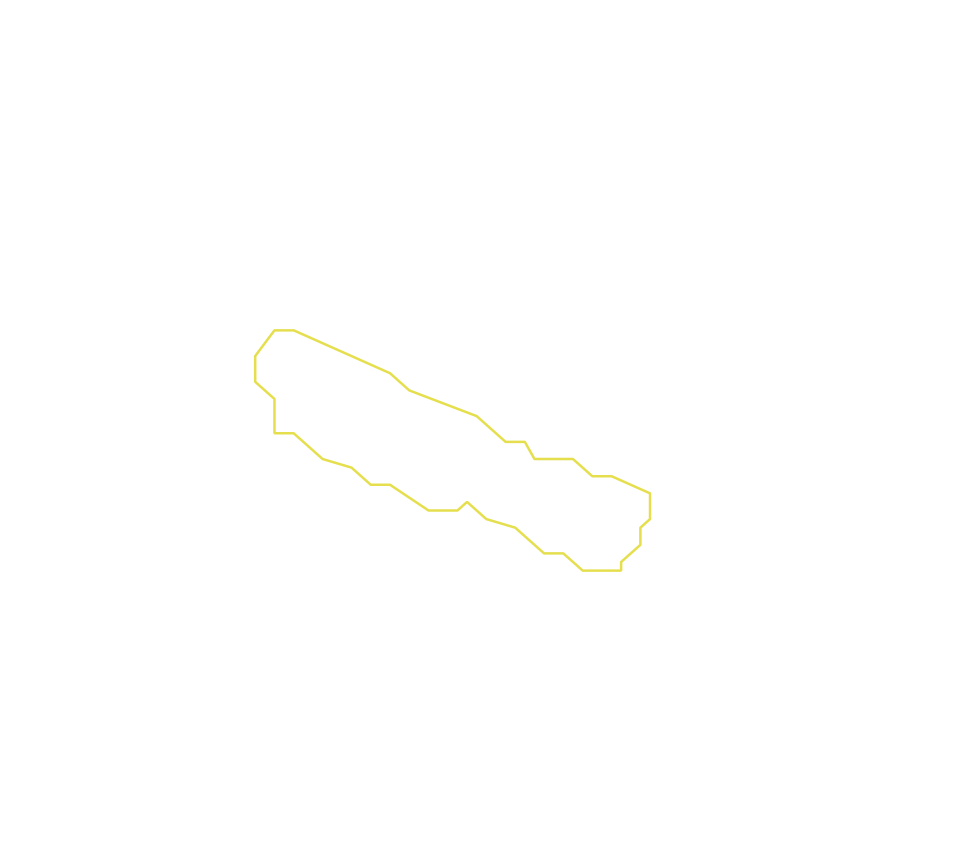 Daksegment met contourlijnen en structuurweergave