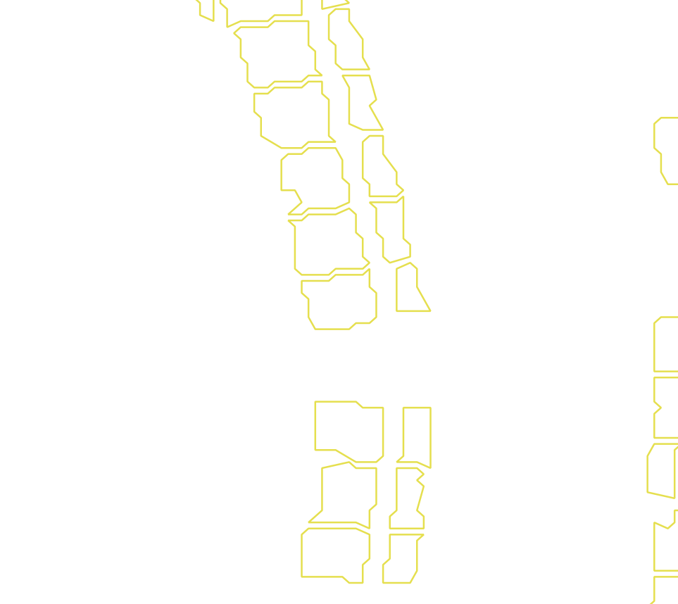 Daksegment met contourlijnen en structuurweergave