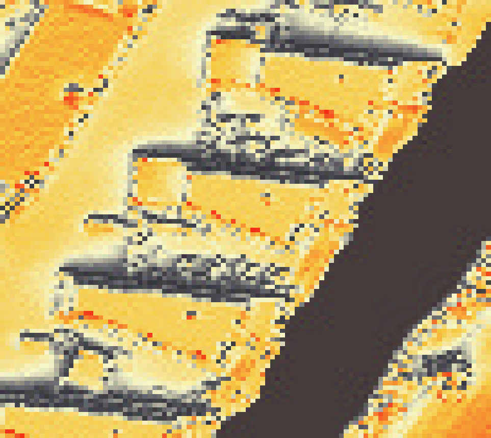PV-irradiatie op daksegment met intensiteitsverdeling van zonlicht