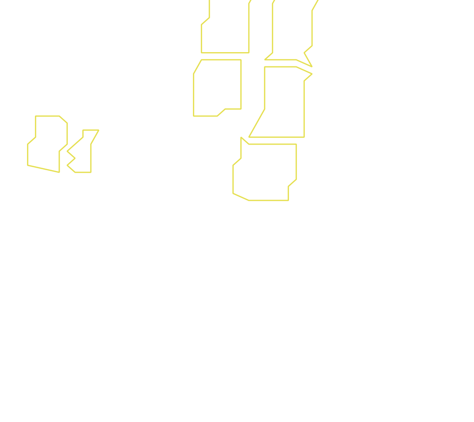 Daksegment ingezoomd met contourlijnen en structuurweergave