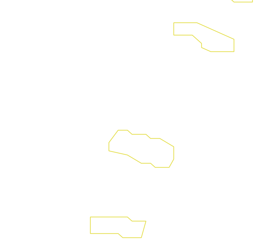 Daksegment ingezoomd met contourlijnen en structuurweergave