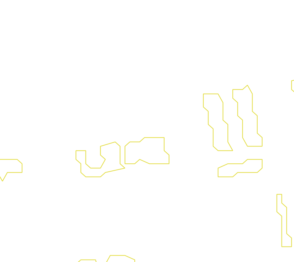 Daksegment ingezoomd met contourlijnen en structuurweergave
