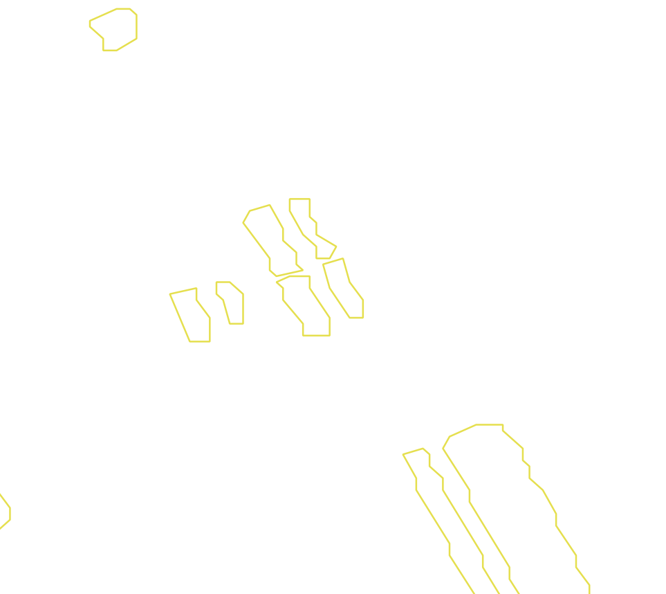 Daksegment met contourlijnen en structuurweergave