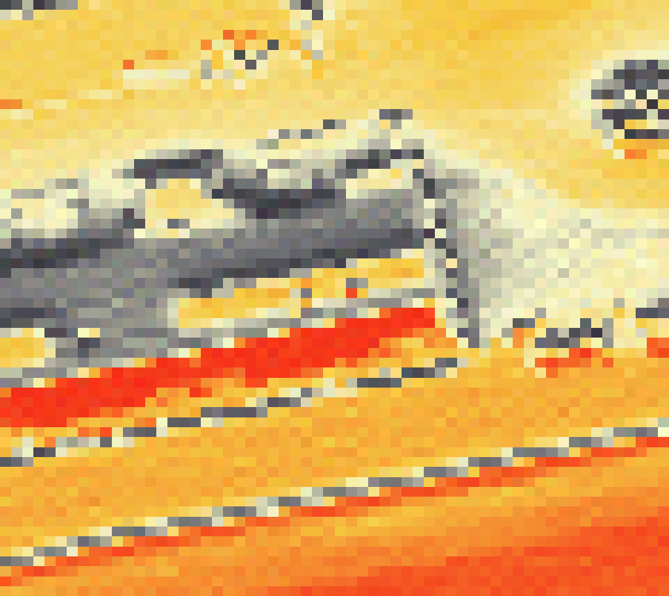 PV-irradiatie op daksegment ingezoomd met intensiteitsverdeling van zonlicht