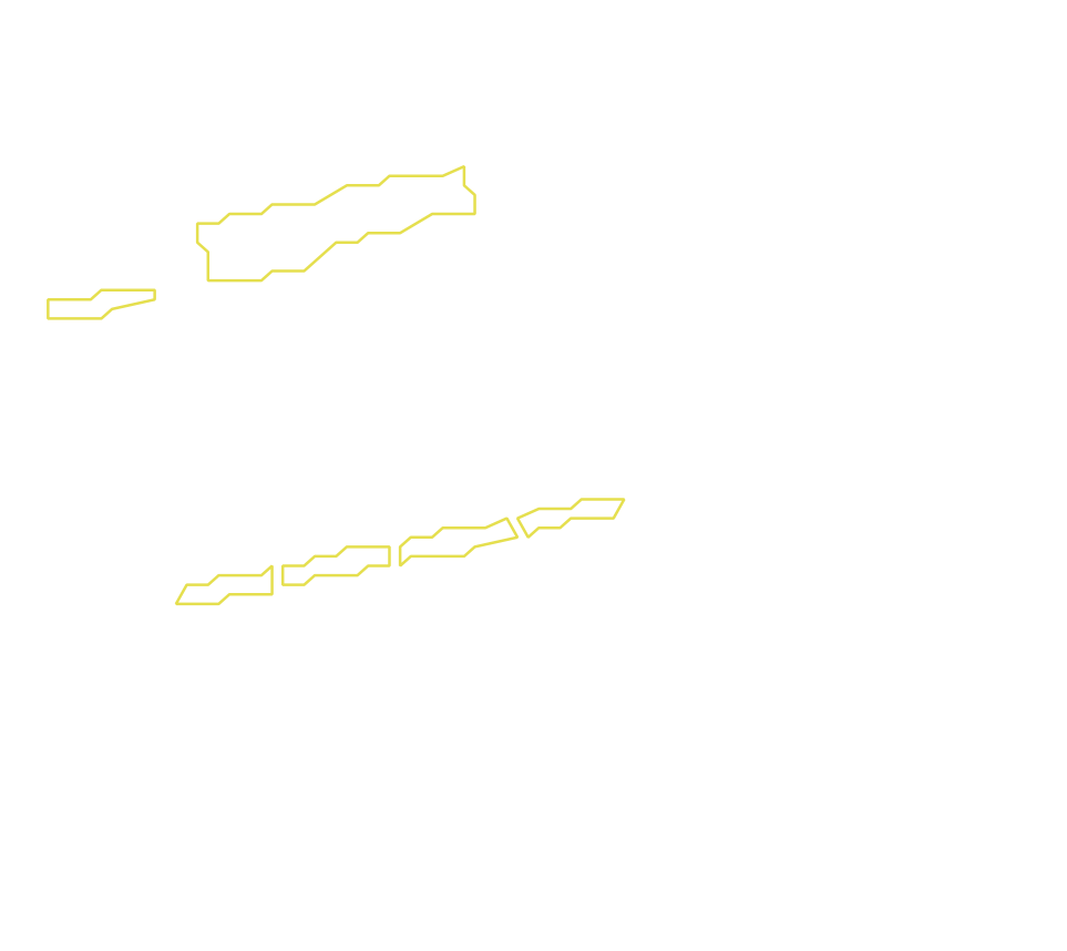 Daksegment met contourlijnen en structuurweergave