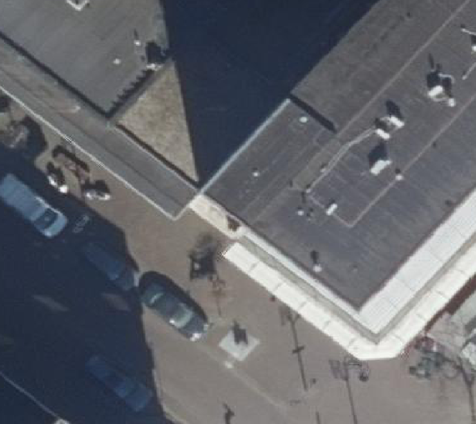 True ortho luchtfoto van Rotterdam met zicht op woning