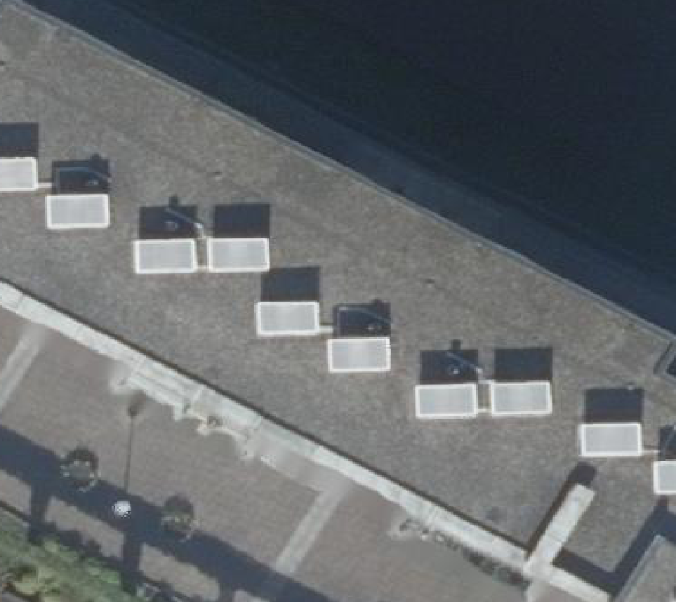 True ortho luchtfoto van Lisse met zicht op woning