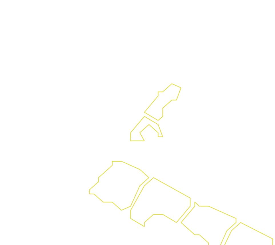 Daksegment ingezoomd met contourlijnen en structuurweergave