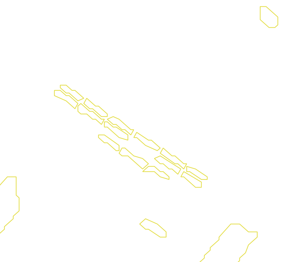 Daksegment met contourlijnen en structuurweergave