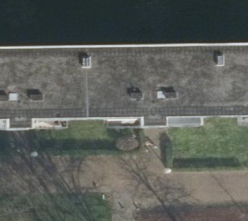 True ortho luchtfoto van Alphen aan den Rijn met zicht op woning