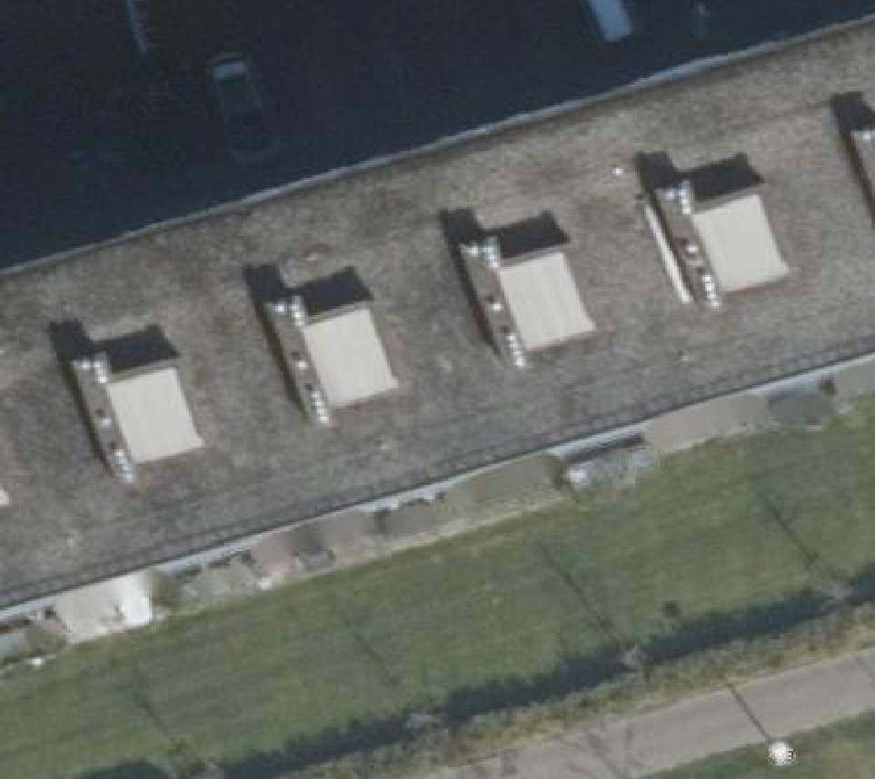 True ortho luchtfoto van Alphen aan den Rijn met zicht op woning