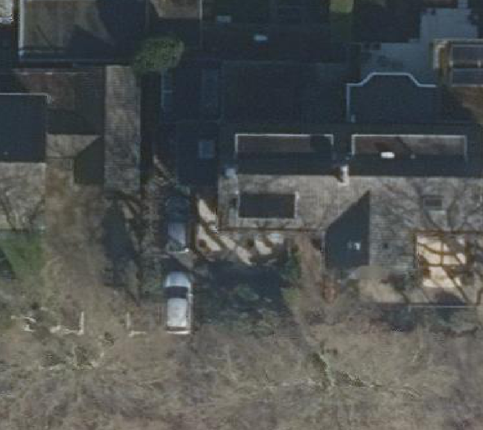 True ortho luchtfoto van Alphen aan den Rijn met zicht op woning