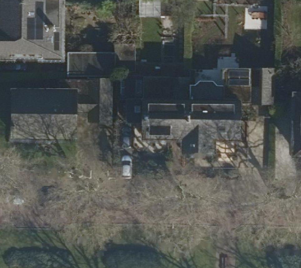 True ortho Luchtfoto op daksegment