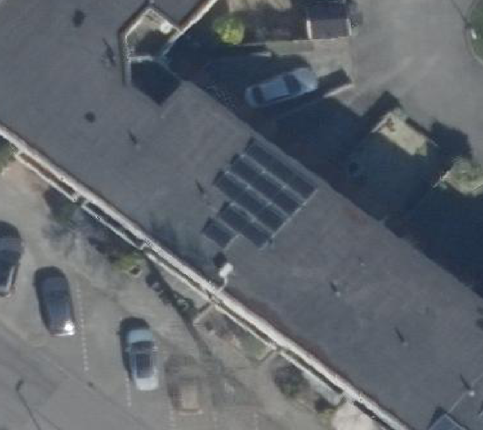 True ortho luchtfoto van Zoetermeer met zicht op woning