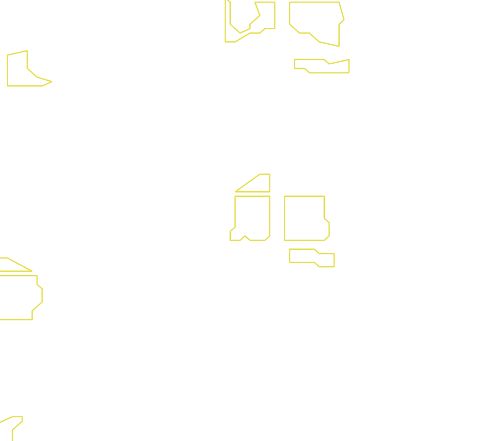 Daksegment met contourlijnen en structuurweergave
