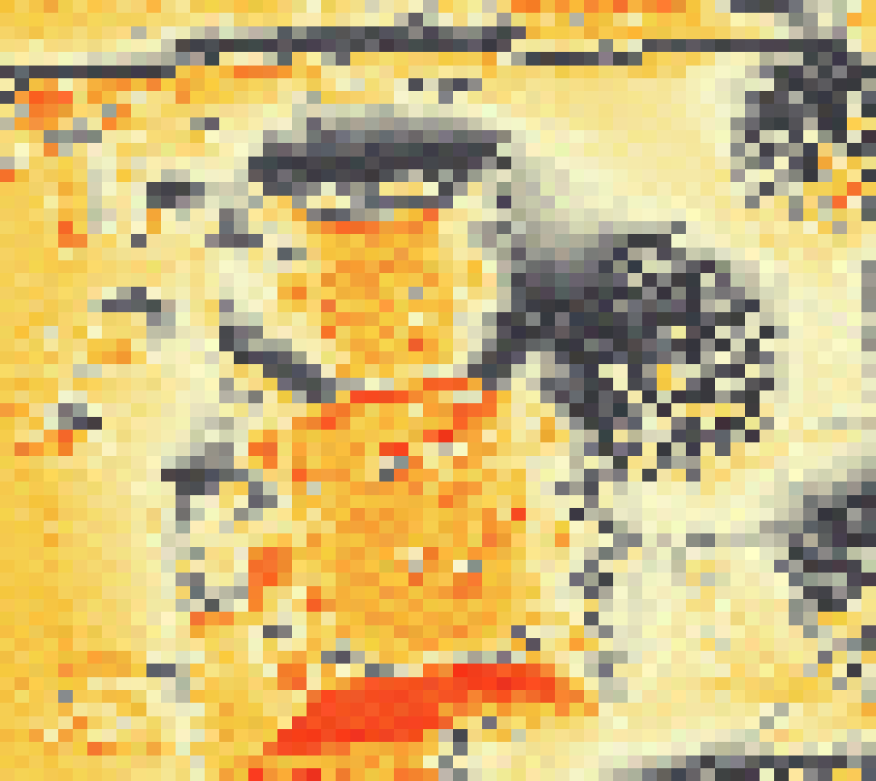 PV-irradiatie op daksegment ingezoomd met intensiteitsverdeling van zonlicht