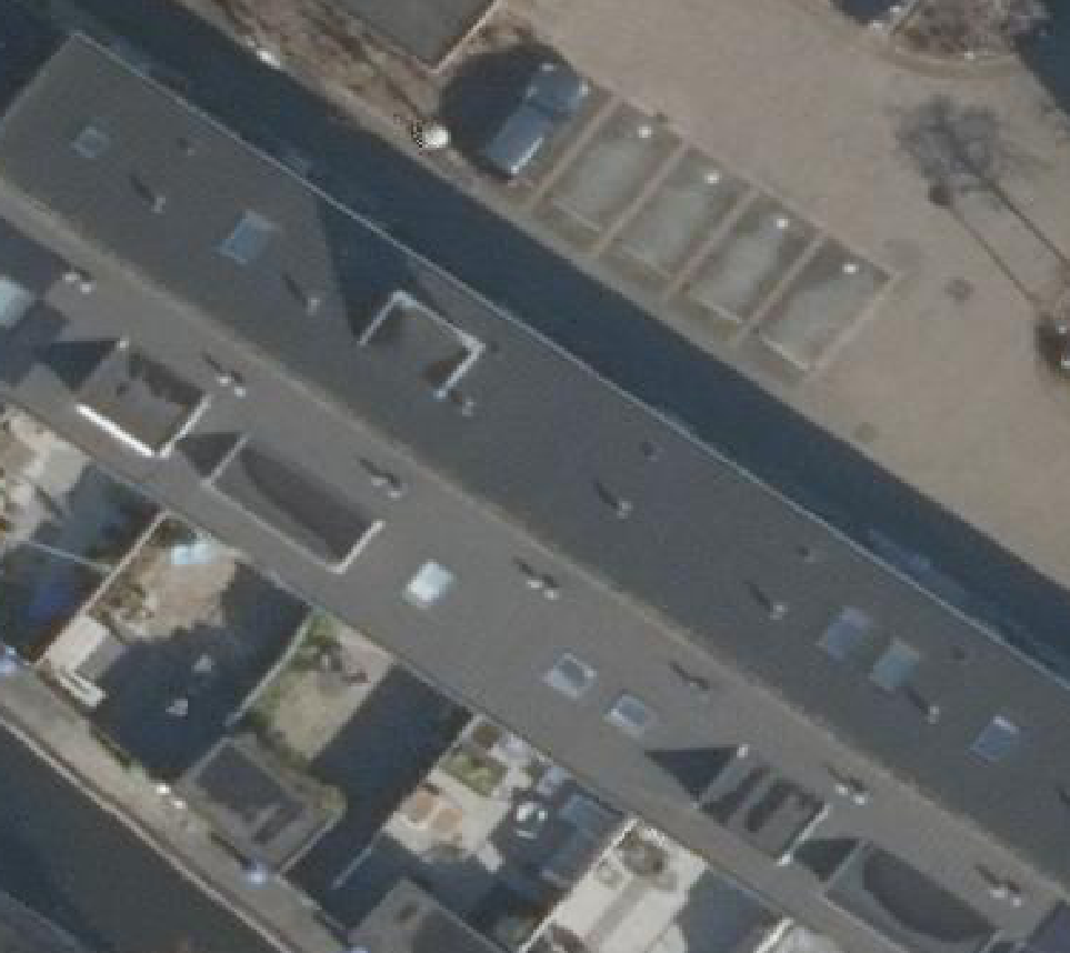 True ortho luchtfoto van Alphen aan den Rijn met zicht op woning