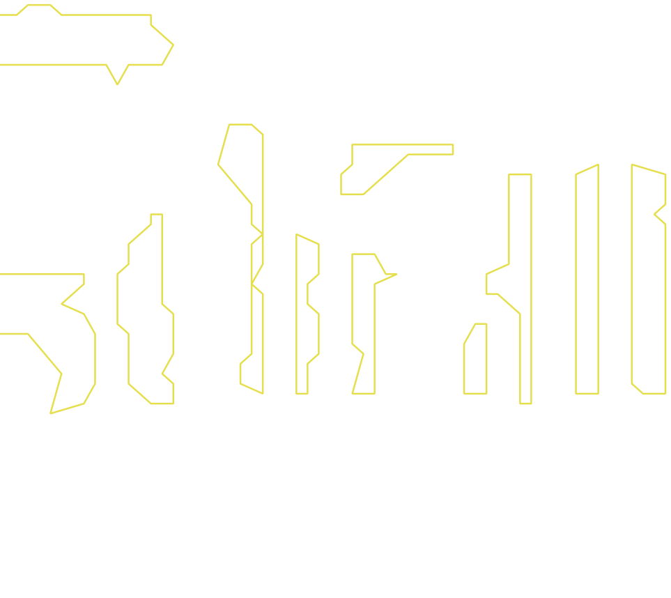 Daksegment ingezoomd met contourlijnen en structuurweergave