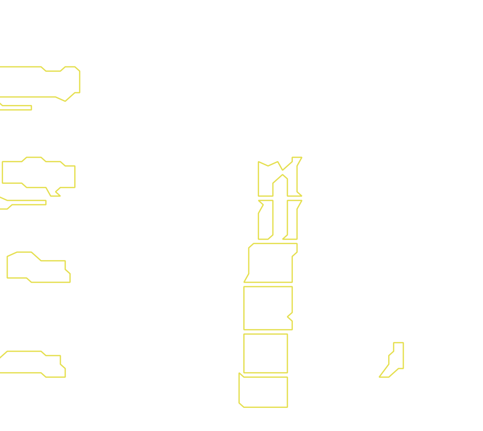 Daksegment met contourlijnen en structuurweergave