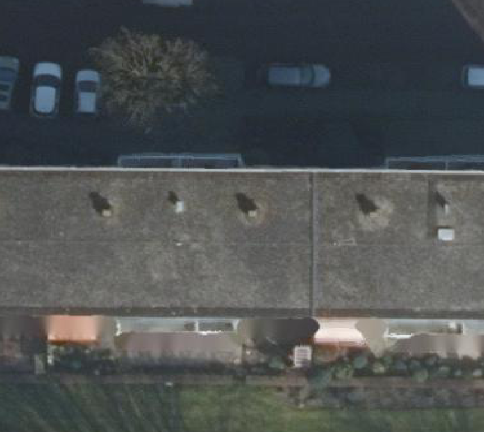 True ortho luchtfoto van Alphen aan den Rijn met zicht op woning