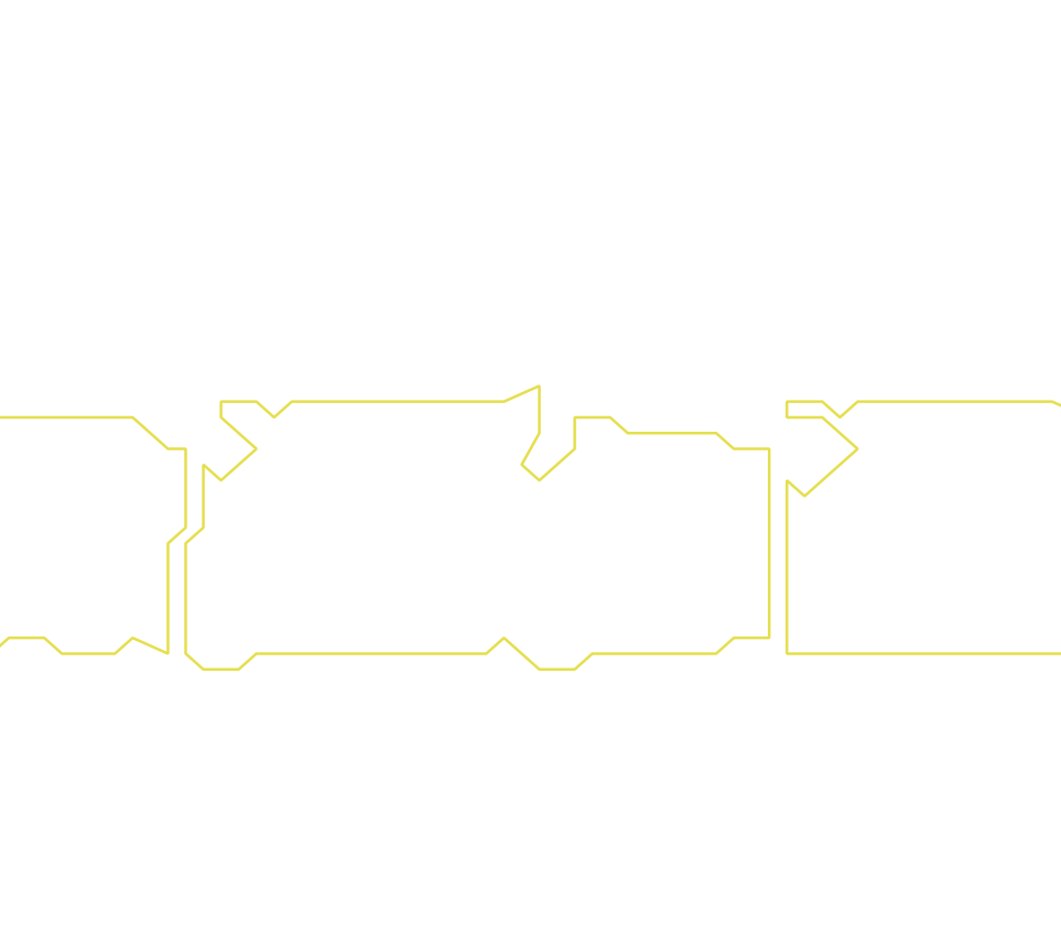 Daksegment ingezoomd met contourlijnen en structuurweergave