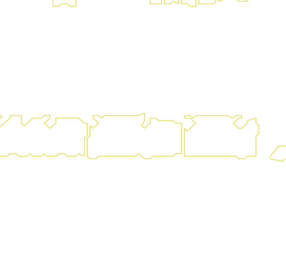 Daksegment met contourlijnen en structuurweergave