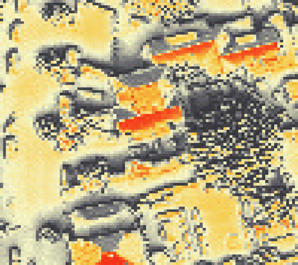PV-irradiatie op daksegment met intensiteitsverdeling van zonlicht