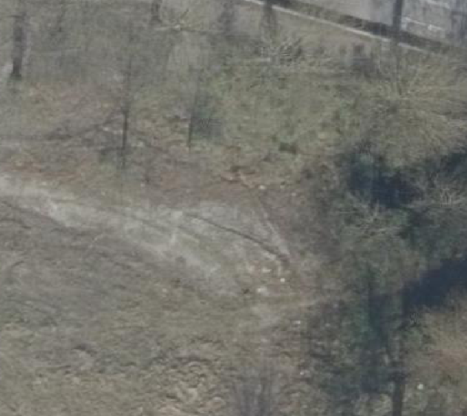 True ortho luchtfoto van Noordwijkerhout met zicht op woning
