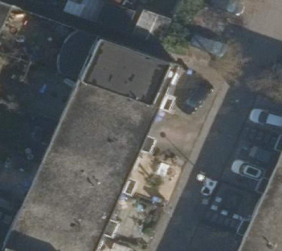 True ortho luchtfoto van Alphen aan den Rijn met zicht op woning