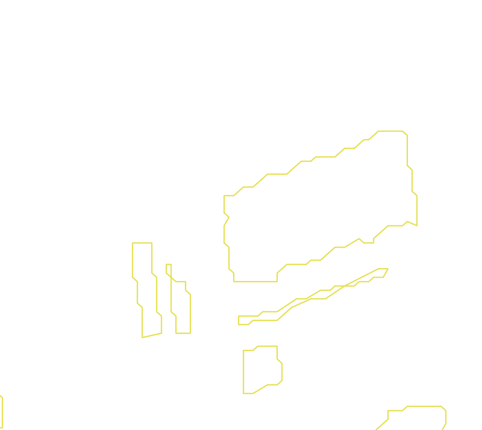 Daksegment met contourlijnen en structuurweergave