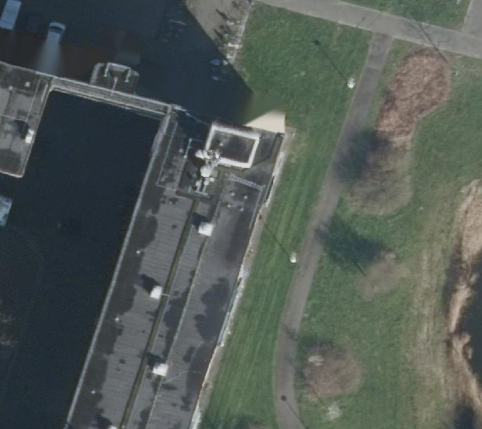True ortho Luchtfoto op daksegment