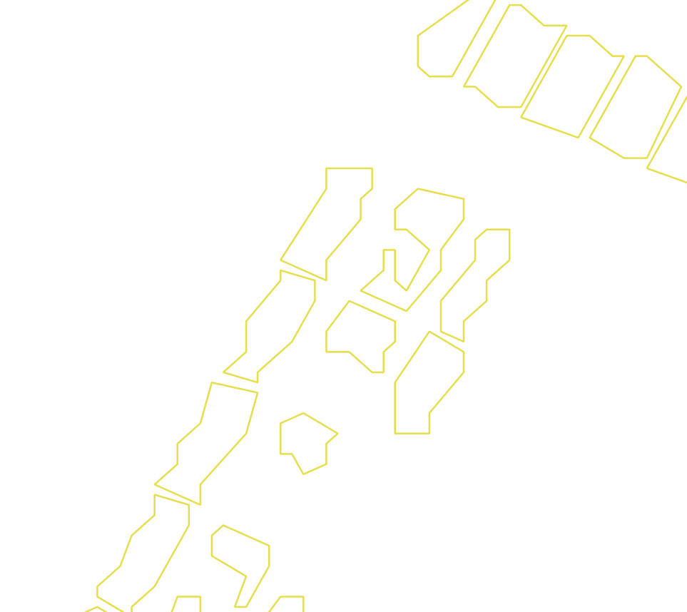 Daksegment ingezoomd met contourlijnen en structuurweergave