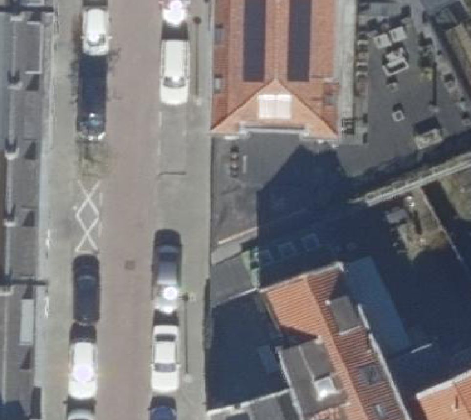 True ortho luchtfoto van Rotterdam met zicht op woning