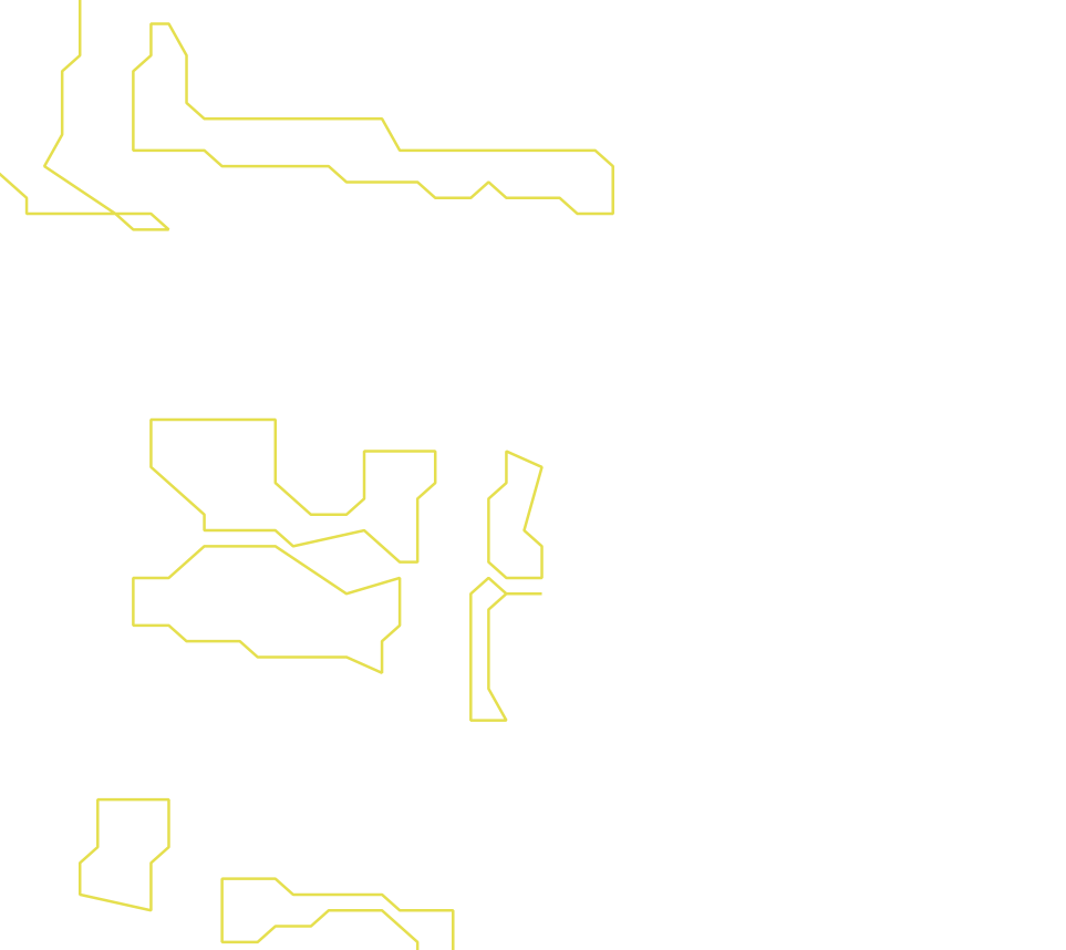 Daksegment ingezoomd met contourlijnen en structuurweergave