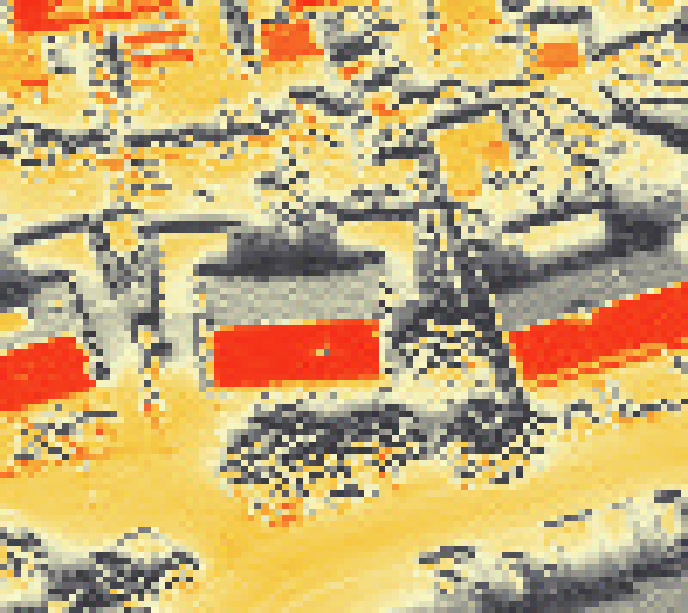 PV-irradiatie op daksegment met intensiteitsverdeling van zonlicht