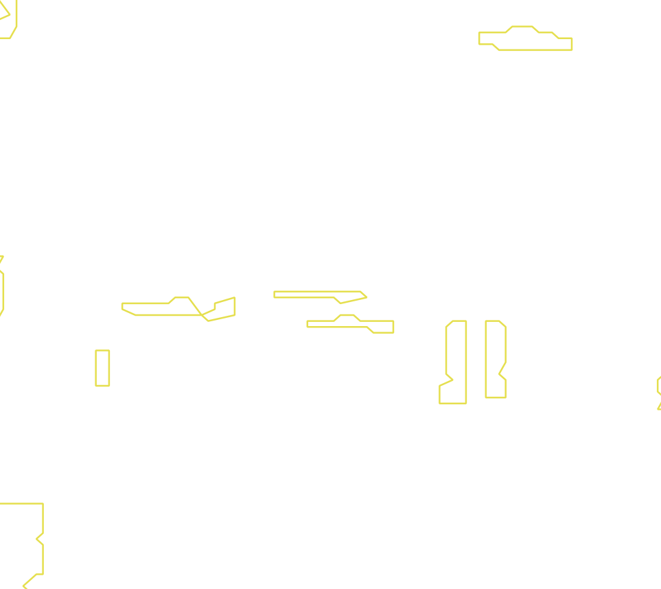 Daksegment met contourlijnen en structuurweergave