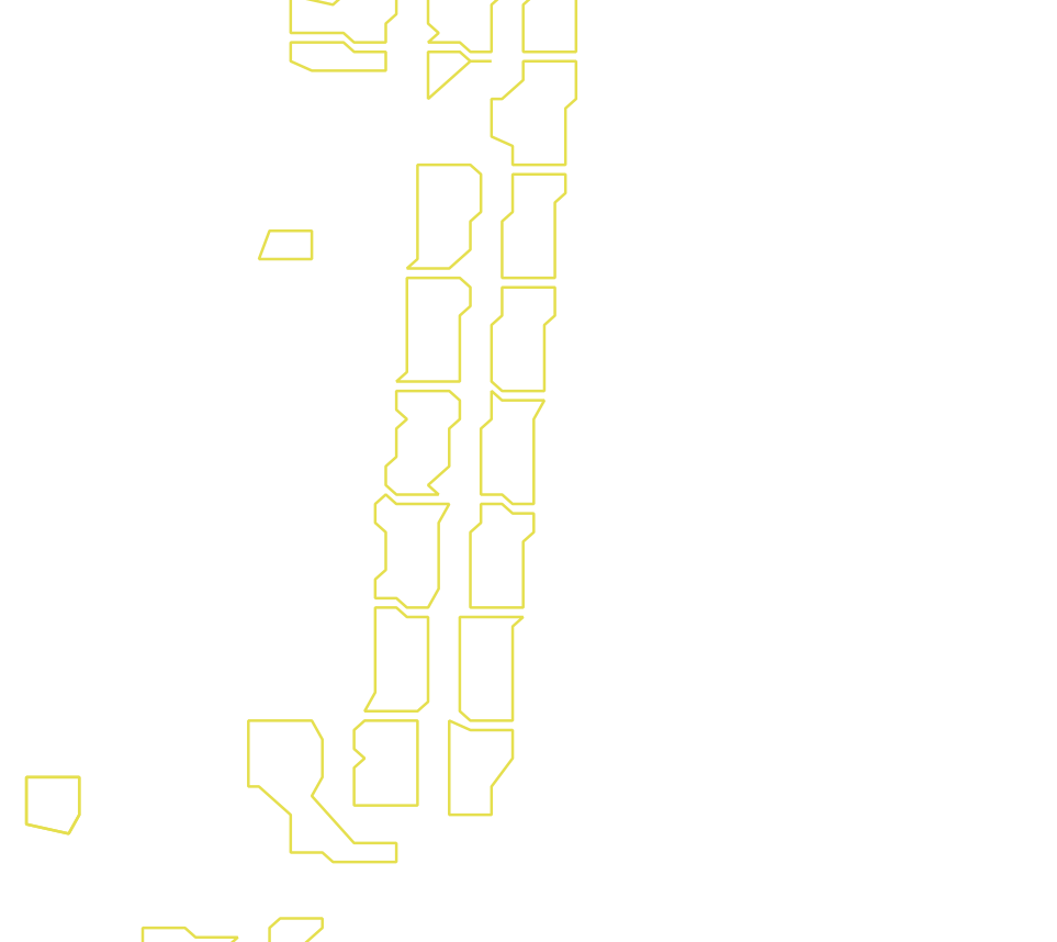 Daksegment met contourlijnen en structuurweergave