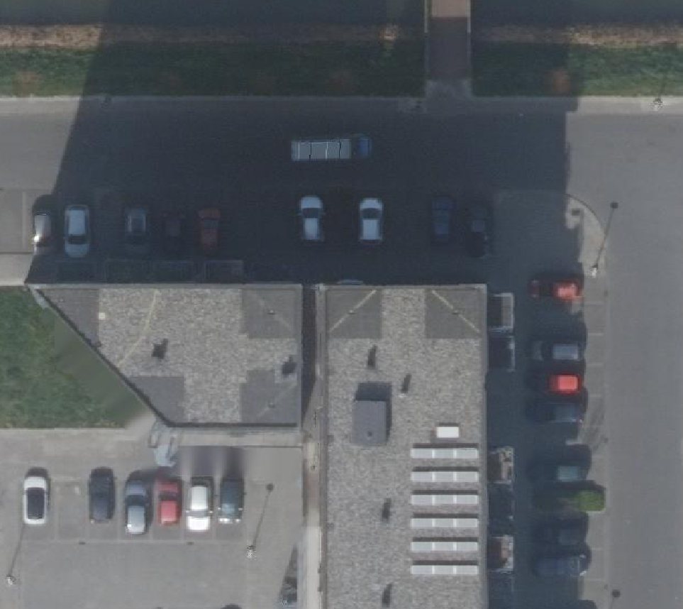 True ortho Luchtfoto op daksegment