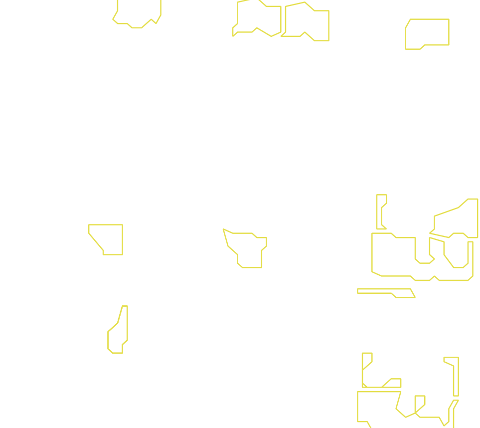 Daksegment met contourlijnen en structuurweergave