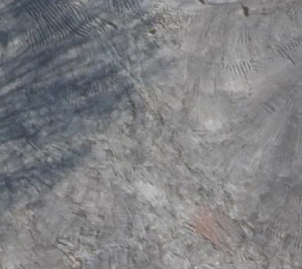 True ortho Luchtfoto op daksegment ingezoomd