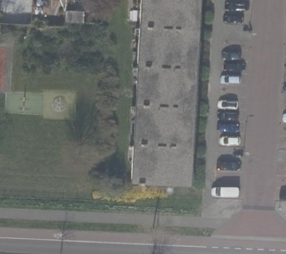 True ortho Luchtfoto op daksegment