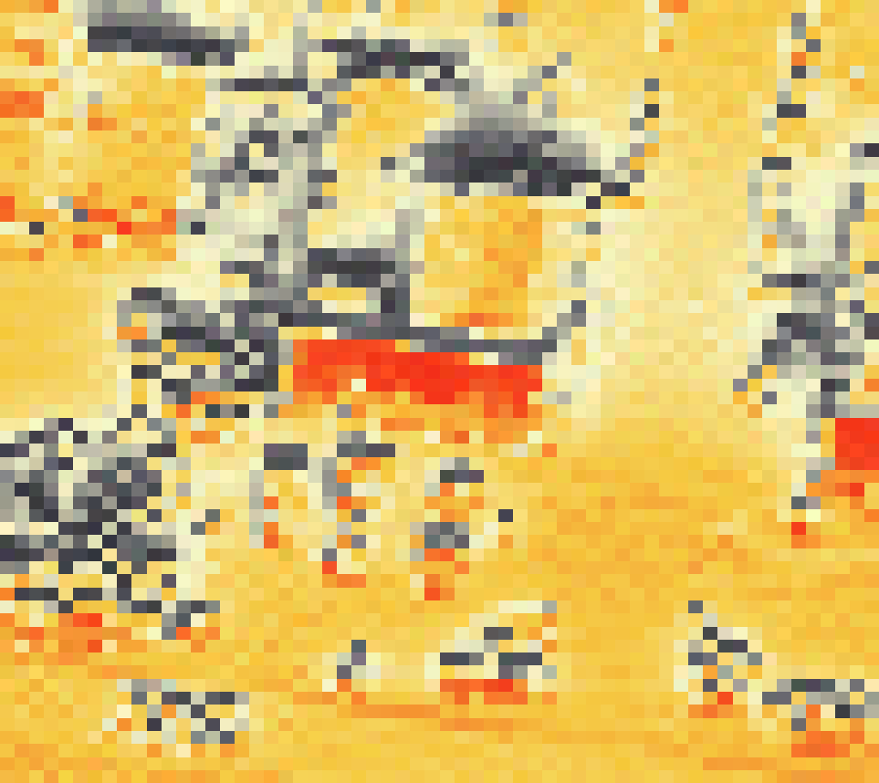 PV-irradiatie op daksegment ingezoomd met intensiteitsverdeling van zonlicht