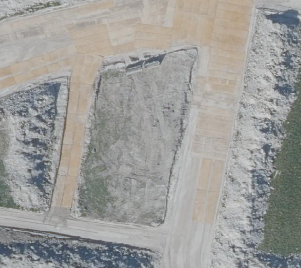True ortho Luchtfoto op daksegment
