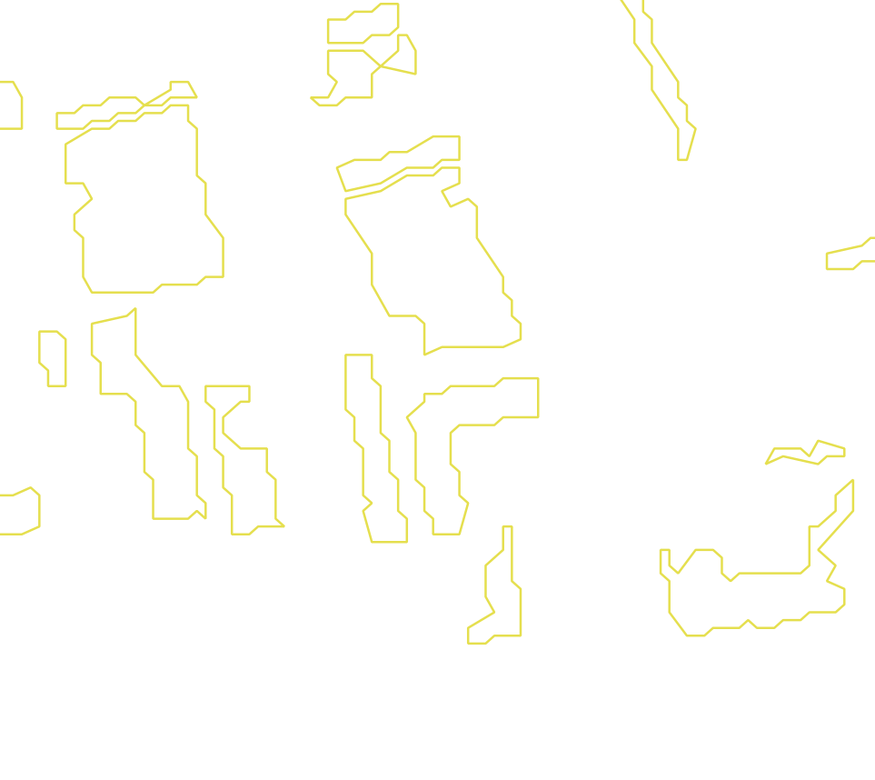 Daksegment met contourlijnen en structuurweergave