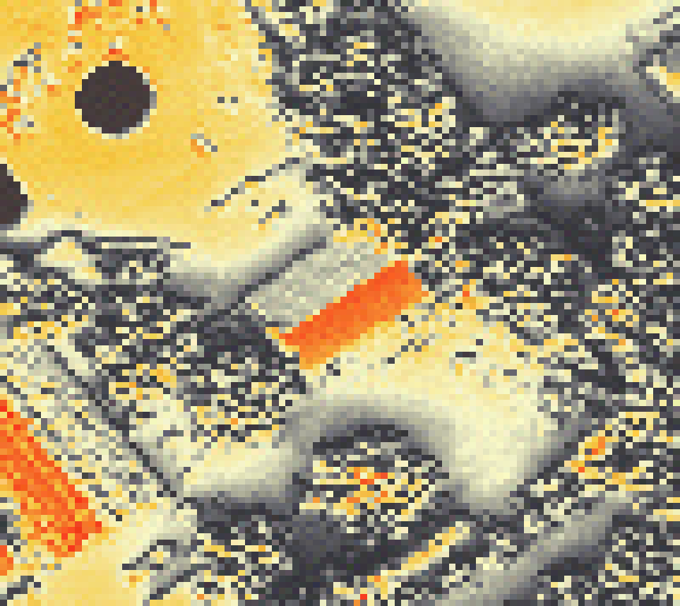 PV-irradiatie op daksegment met intensiteitsverdeling van zonlicht