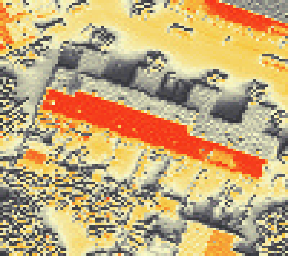 PV-irradiatie op daksegment met intensiteitsverdeling van zonlicht